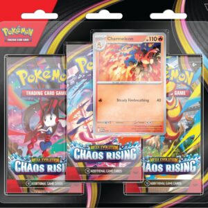 Blíster de 3 · Pokémon TCG Mega Evolution Chaos Rising (Inglés)