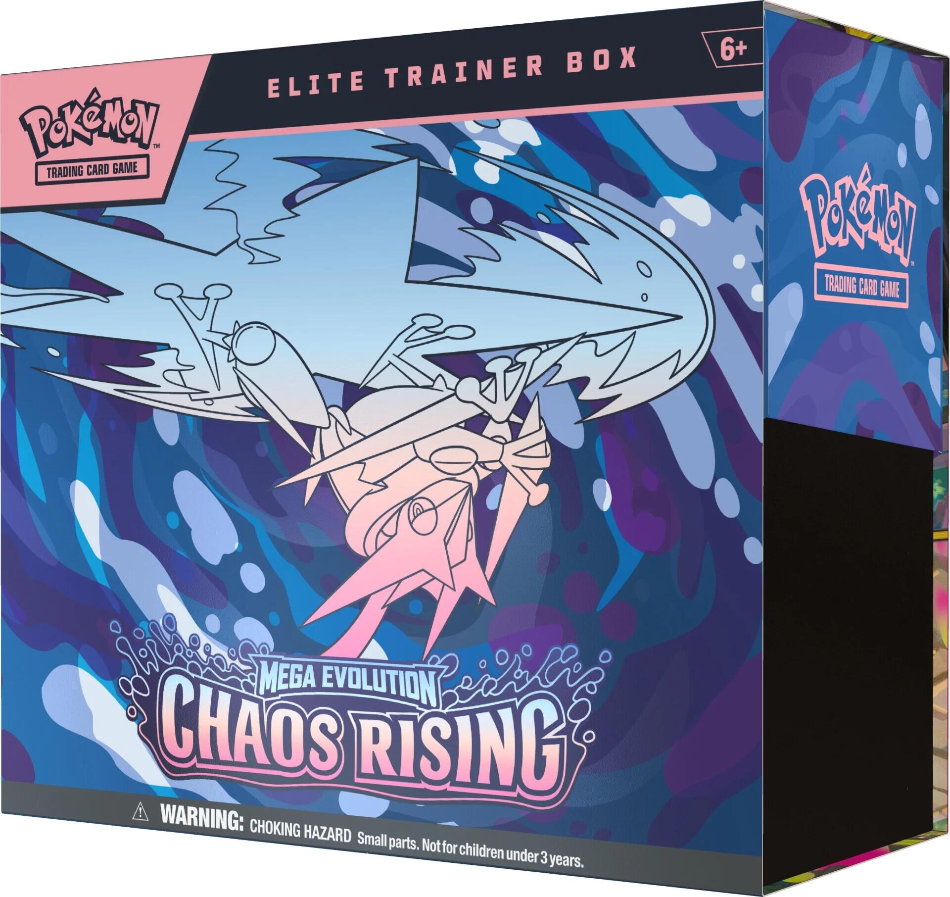 Elite Trainer Box · Pokémon TCG Mega Evolution Chaos Rising (Inglés)