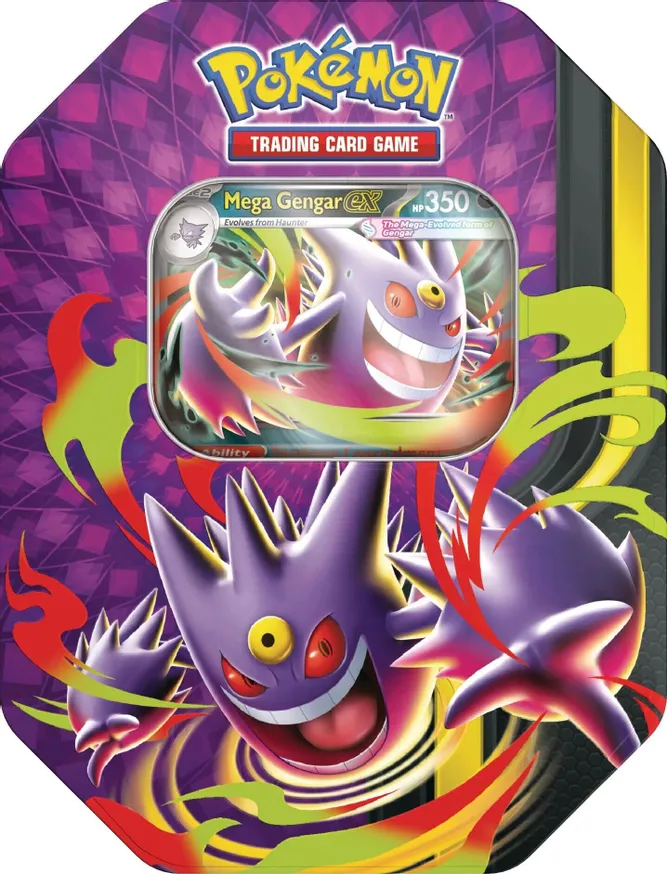 Mega Moonlit Tin (Clefable o Gengar)