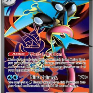 Mega Greninja ex - 100/086 · Pokemon ME04: Chaos Rising #100/086 · Holo [NM]