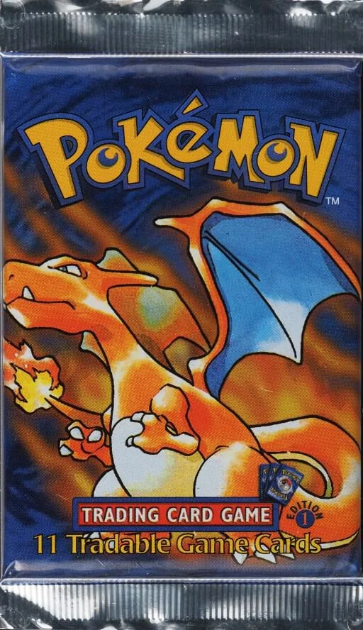 Sobre de Base Set Shadowless Primera Edición de Pokémon TCG en inglés