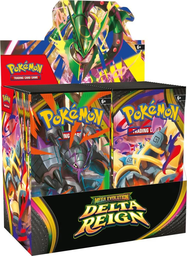 Booster Box de Pokémon TCG Megaevolución Dominio Delta con 36 sobres