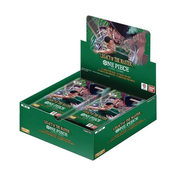 Caja de sobres de One Piece Card Game Legacy of the Master en inglés