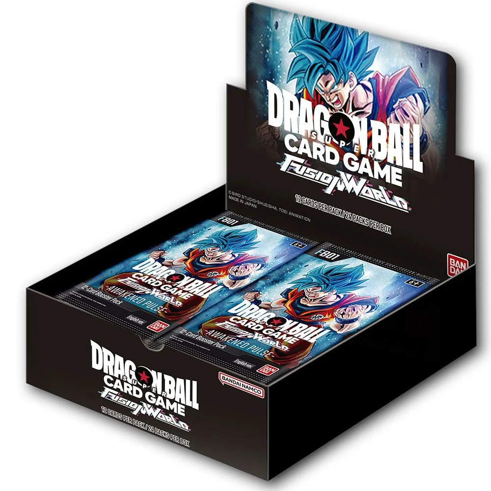 Caja de sobres Awakened Pulse, el primer set de Dragon Ball Super Card Game Fusion World
