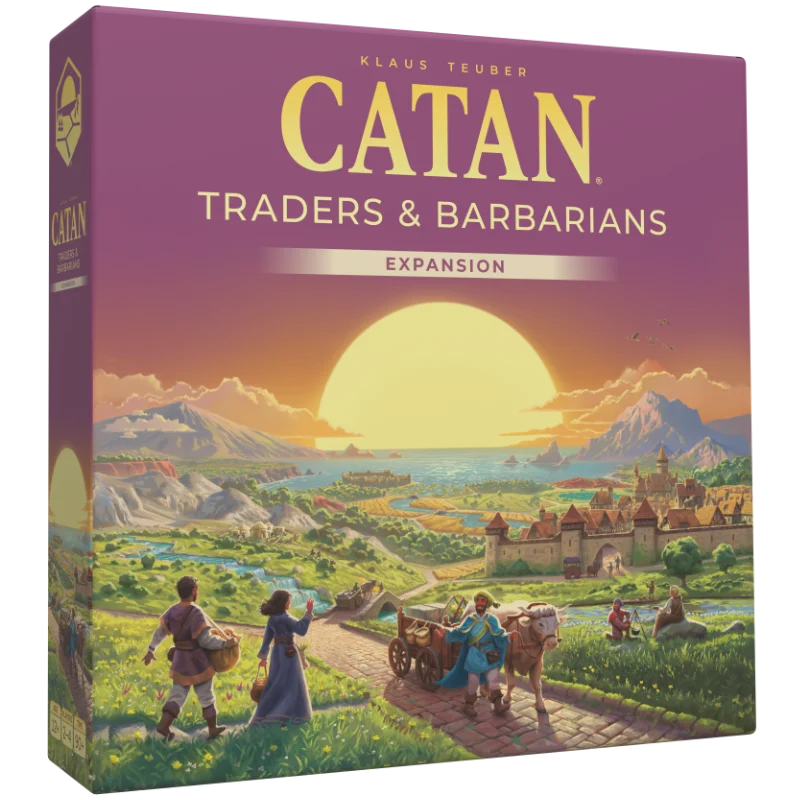 Caja de la expansión Mercaderes y Bárbaros de Catan