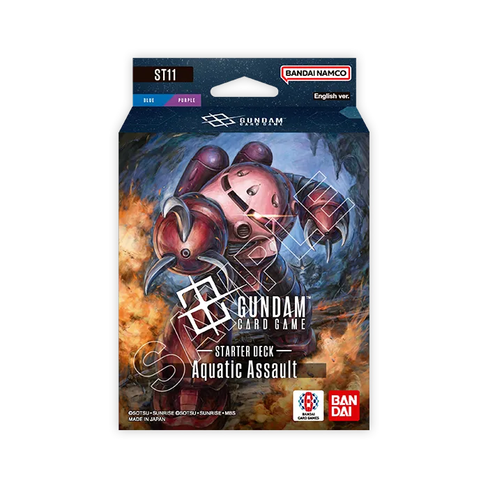 Caja del Starter Deck Aquatic Assault [ST11] de Gundam Card Game