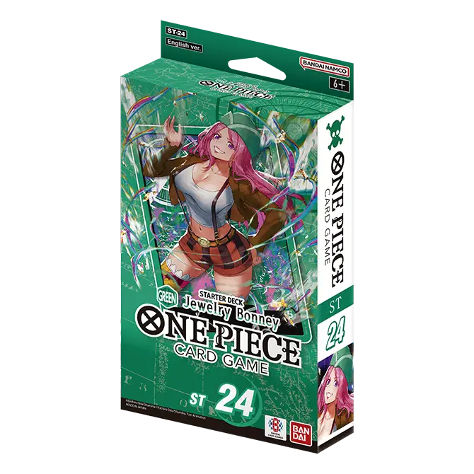 Caja del Starter Deck ST-24 Green Jewelry Bonney de One Piece Card Game