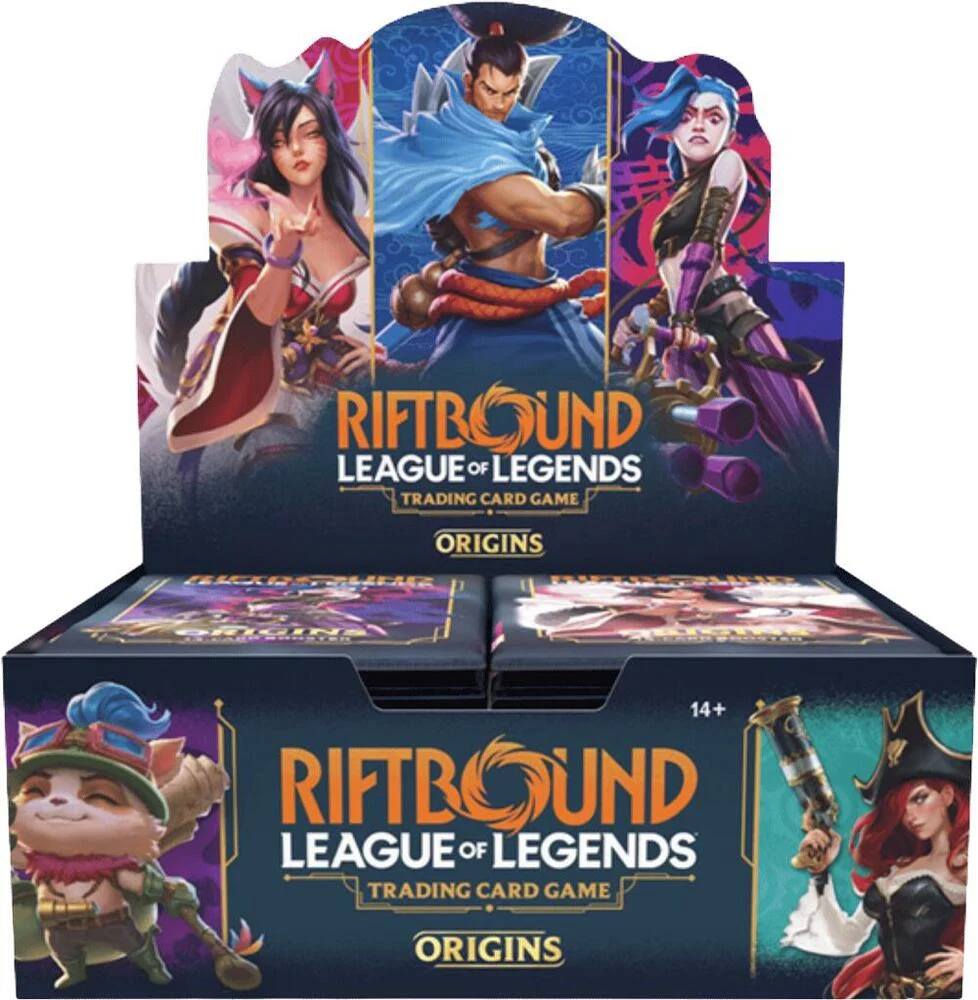 Booster Display de Riftbound: League of Legends TCG, set Origins
