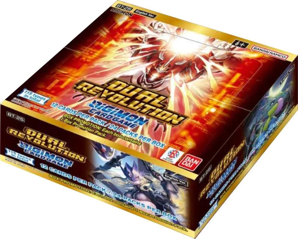 Caja de sobres de Digimon Card Game Dual Revolution (BT-25)