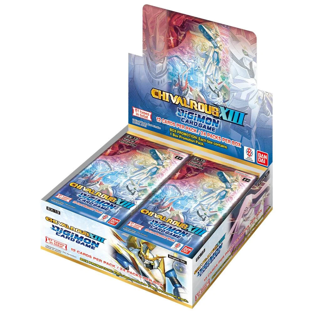 Caja de sobres de Digimon Card Game Chivalrous XIII (EX-13)