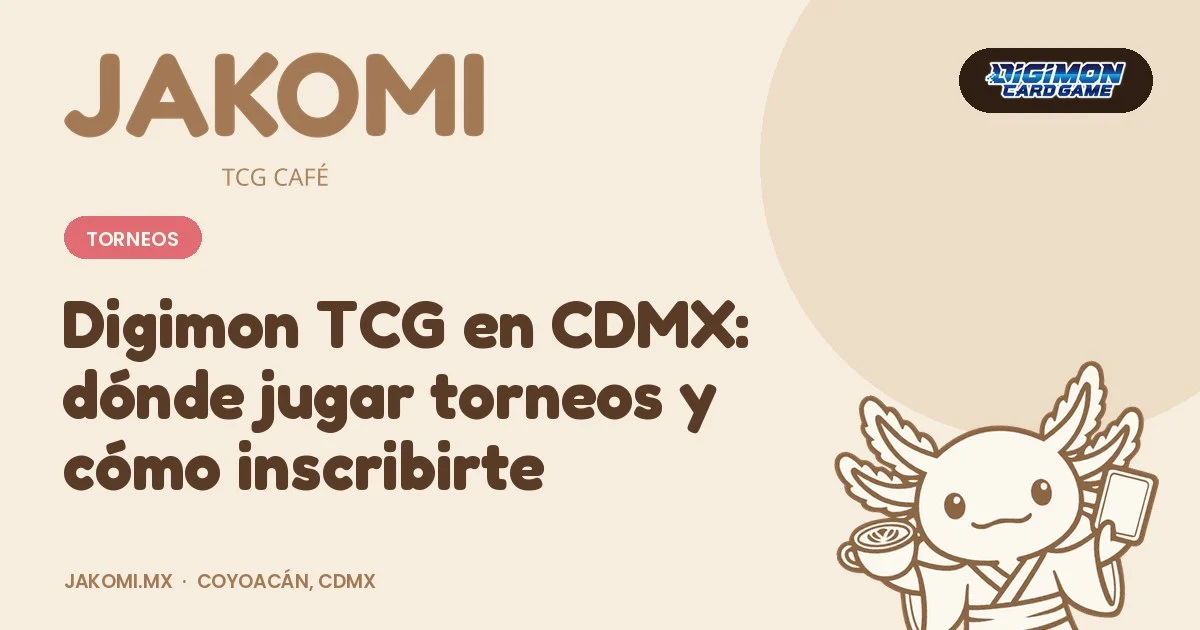 Digimon TCG en CDMX: dónde jugar torneos y cómo inscribirte