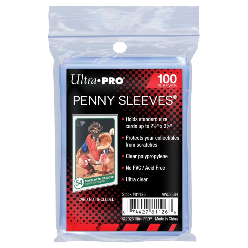Funda penny sleeve de Ultra Pro para proteger cartas antes de la funda de juego