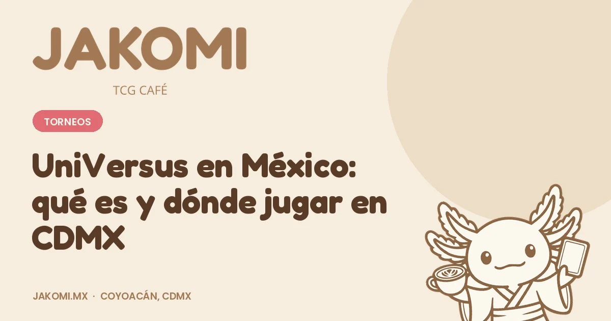 UniVersus en México: qué es y dónde jugar en CDMX