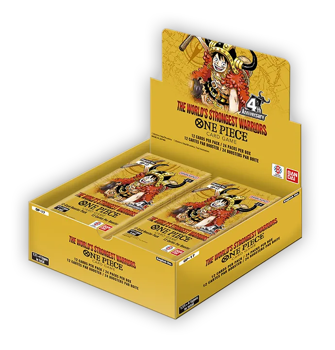 Booster Box de One Piece Card Game del set The World's Strongest Warriors
